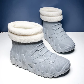 Всесезонни мъжки непромокаеми непромокаеми обувки, нескользящие мъжки минерални удобни къси обувки за ходене по вода, запазване на топлината, непромокаеми обувки