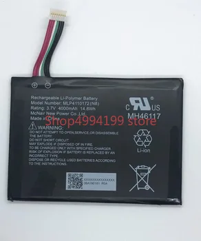 Нов взаимозаменяеми батерия MLP4110172 капацитет 4000 ма/14,8 Wh 3,7 В, за Rand McNally OverDryve 7 инча. Свързан автомобилен GPS-таблет Batterie