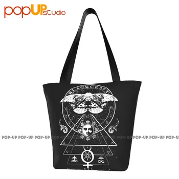 Култови чанти Blackcraft Crowley'S Молец, окултни чанти в готически стил, универсална чанта за пазаруване, чанта за продукти.