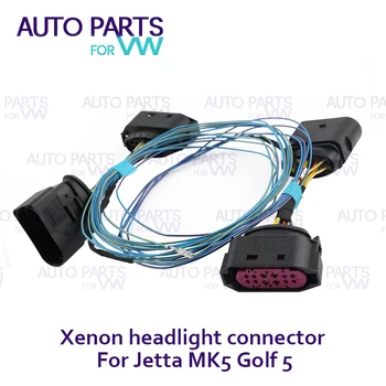 За Jetta golf MK5 5 Конектор Ксенонови Фарове Range Автоматично Изравняване на Led Фарове На Завиване AFS Тел от 10 до 12 Контакти