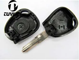Корпус дистанционно ключ 10ШТ, 1 бутон за автомобилни ключове Renault, калъф за рязане с острие неразрезным 1