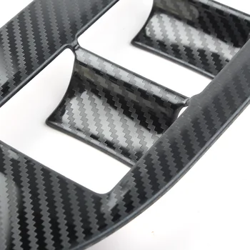 Декоративни панел превключвател панел стеклоподъемника вътрешността на колата за Toyota RAV4 2019 2020 RHD Автомобилни аксесоари от неръждаема стомана 5