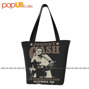 Модни чанти Johnny Cash Outlaw Finger, удобна чанта за пазаруване, портмонета за купувачи