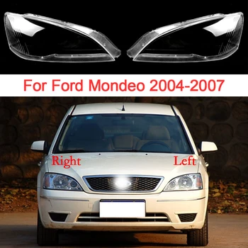 За Ford Mondeo 2004-2007 Покриване на фаровете на автомобила Прозрачен корпус фарове Смяна на абажура от прозрачна пластмаса Автомобилни Аксесоари