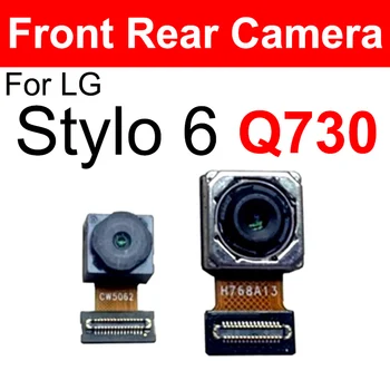 Задната част на Основната предна камера за LG Stylo 6 Q730 Задната част на основната голяма предната малка камера Подмяна на flex кабел