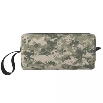 Стандартна военна камуфляжная косметичка, косметичка с цип, пътни принадлежности, малка косметичка, чанта за съхранение на козметика за жени