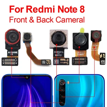 Оригинален 8-Инчов Преден Заден Калъф За Xiaomi Redmi Note 8 M1908C3JH Подмяна на Модул Основна камера с Гъвкав Кабел