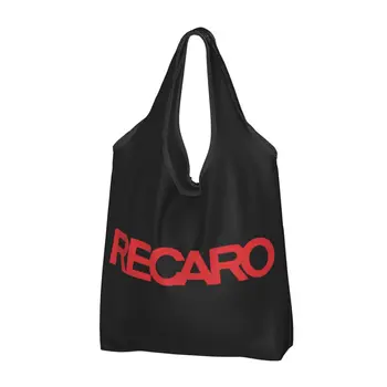 Многократна употреба за Хранителни стоки чанти Recaros, Сгъваеми, които могат да се перат в машина, Пазарски чанти, Голяма Дългогодишна чанта за съхранение, лесна