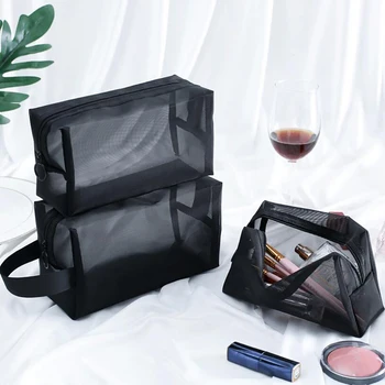 Окото косметичка за грим, чанта за съхранение на козметични консумативи, по-Голям капацитет за измиване, Подвесная чанта за грим, пътни чанти за баня
