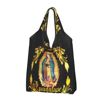 Скъпа Богородица Гваделупская, Дева Мария, чанти за пазаруване, Преносима чанта за пазаруване в Мексико, Мексиканската Дева Мария, чанта за пазаруване в бакалее, Наплечная чанта за пазаруване