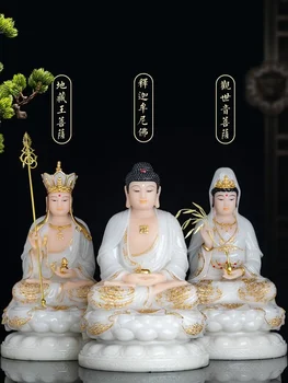 Колекция Бодхисатва Гуаньинь от бял мрамор 