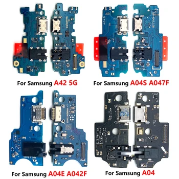 5 бр., USB Зарядно Устройство, кабел за зареждане на Пристанището Гъвкав Конектор Такса с Микро За Samsung А01 A03 Основната A032F A035U A04 A04E A04S A42 5G A03S 1