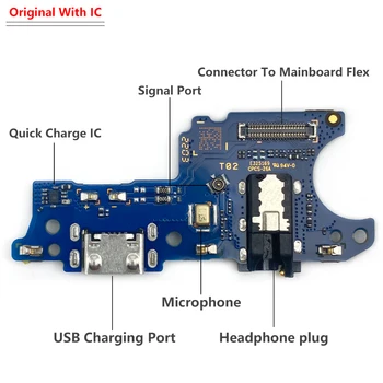 5 бр., USB Зарядно Устройство, кабел за зареждане на Пристанището Гъвкав Конектор Такса с Микро За Samsung А01 A03 Основната A032F A035U A04 A04E A04S A42 5G A03S 3
