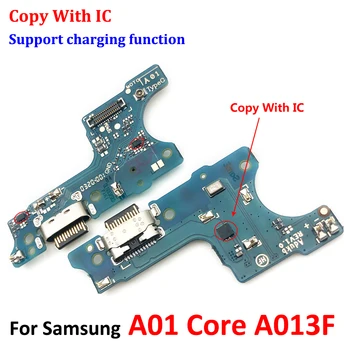 5 бр., USB Зарядно Устройство, кабел за зареждане на Пристанището Гъвкав Конектор Такса с Микро За Samsung А01 A03 Основната A032F A035U A04 A04E A04S A42 5G A03S 4
