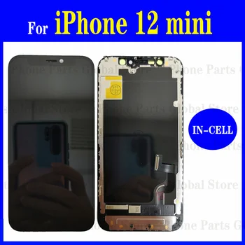LCD дисплей Incell за iPhone 12 mini с докосване на екрана и цифров преобразувател в събирането Без смяна на мъртви пиксели за екрана на iPhone 12mini