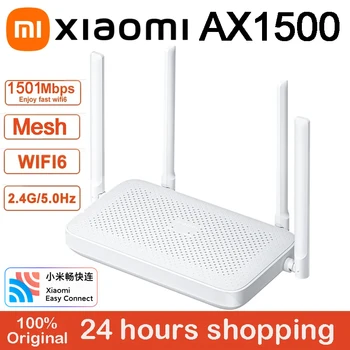 Xiaomi AX1500 wifi6 Рутер 1501 Mbps на 2,4 Г/5 Ghz двойна лента Рутер Gigabit Ethernet Порт за Предаване на данни OFDMA Мрежова мрежа