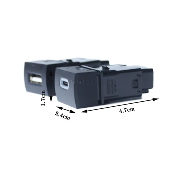 Нова Модифицирана интелектуална бързо зареждане на телефон QC3.0 конектор USB-зарядно устройство за аксесоари за Mitsubishi Outlander 2023 1