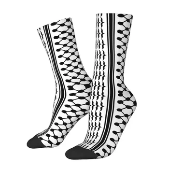 Мъжки и дамски чорапи с палестинската бродерия Kufeya, стръмни принт, лято, есен, зима, Кефия