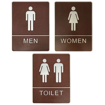 Знак за баня, Входните знаци в тоалетна, Самостоятелно самозалепващи стикери за стена, мъже, жени