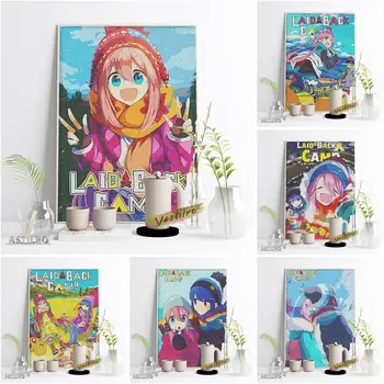 Безгрижен Лагер на Японското аниме, Плакат с комиксами, Изображението на герой на Манга на стената, Модерна детска стая, спалня, Начало декор Отаку