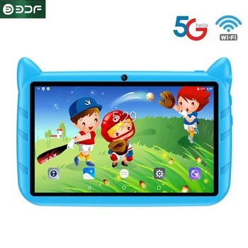 Най-продаваният 7.0-инчов Детски Таблетен КОМПЮТЪР 2 GB + 32 GB Android 9.0, Образователен Детски Таблети за рисуване