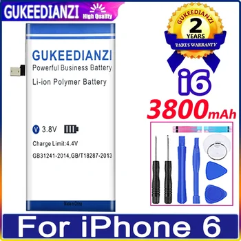 Батерия за iPhone 4S 5 5C 6S 5S 6 7 8 Plus Подмяна на Телефон с Голям Капацитет на Bateria 