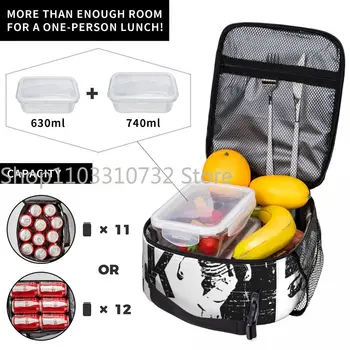 El Chavo Del Ocho СКА Latin Accessories Изолиран обяд-пакет за училище, чанта за съхранение на продукти, преносим хладилник, минерални обяд кутии 3