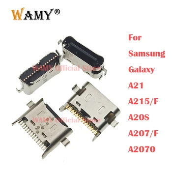 10-20 броя Оригинални USB порт за зареждане на Док Конектор за Зарядно Устройство За Samsung Galaxy А21 A215 A215F A20S A207 A207F A2070