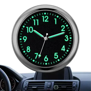 Часовник на арматурното табло на автомобила Мини-Кварцов механизъм, Електронни Часовници за Нови Светещи В Тъмното Часовник На Арматурното табло На Автомобила Малки Аналогови Инструмент панел