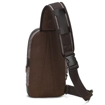 Ежедневни мъжки нагрудная чанта, нова холщовая чанта през рамо, преносим гърдите малка раница, ежедневни поясная чанта 4