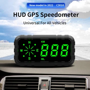 2022 Автомобилен GPS HUD Компас, Скоростомер, Километраж Измерители на скоростта на Цифров сензор 4,2 инчов Екран LED оф-роуд Аксесоари за мотоциклети 4x4