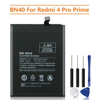 Преносимото батерия BN40 за Xiaomi Redmi 4 Pro Prime 3G RAM 32G ROM Edition Redrice 4 Hongmi 4 Акумулаторна 4100 mah