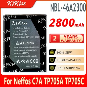 Батерия KiKiss BL-46A2300 BL46A2300 за батерии на смартфони TP-link Neffos C7A TP705A TP705C