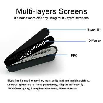 Vjoycar Нов Вграден HUD за Tesla Model 3/Y A/C Слот Скрит HD-Дисплей Head-up Speed Gear Батерия Актуализация на Софтуер, Аксесоари 3