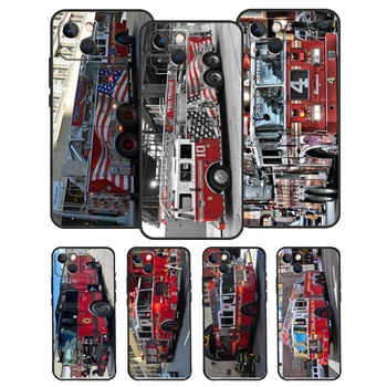 Американската Пожарна Машина Калъф За Телефон iPhone 14 11 12 13 Pro X XR XS Max 6 6S 7 8 Plus SE 2020 Делото