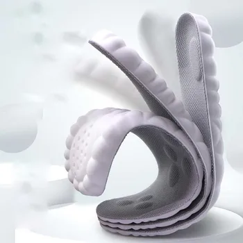 4D Масажни Стелки Супер Мека Латексова Изкуствена Спортна Стелка за Обувки Подметка Маратонки Супинатор Ортопедични Обувки Поставяне Унисекс 1