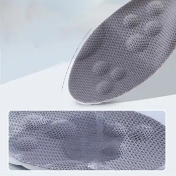 4D Масажни Стелки Супер Мека Латексова Изкуствена Спортна Стелка за Обувки Подметка Маратонки Супинатор Ортопедични Обувки Поставяне Унисекс 4