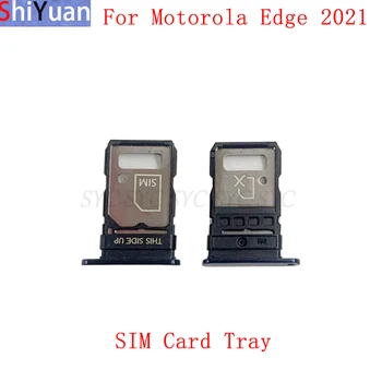Тава за SIM-карти microSD Карта за Motorola Moto Edge 2021 XT2141, Държач за SIM-карти, Резервни части