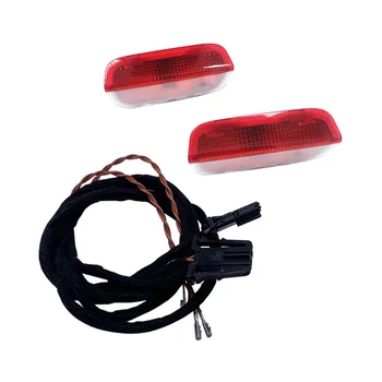 1 комплект сигналната лампа за врати, Вътрешна лампа + Колан, кабели за голф MK5 MK6 B6 B7 CC 3AD947411