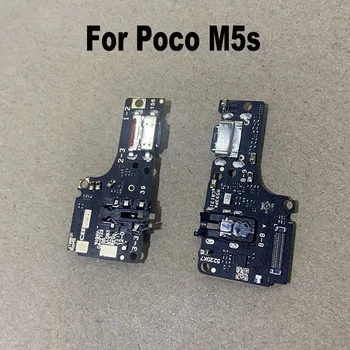 За Xiaomi Poco M5s Бързо Зареждане чрез USB Докинг Станцията Портове И Конектори Жак Микрофон Такса Flex Кабел, резервни Части За Ремонт на Global