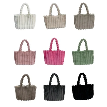 Пазарска Чанта Дами Чантата Е Универсална Модна Чанта Плътен Цвят Чанти
