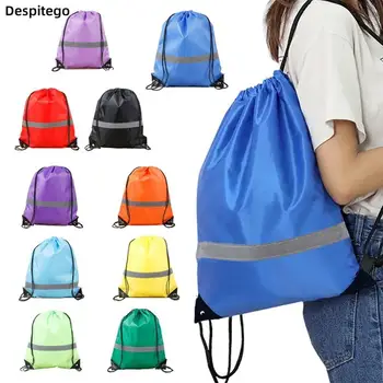 Нови раници с рюшами от найлон на съвсем малък, чанта през рамо за спорт и фитнес зала, училищна чанта за студенти с голям капацитет