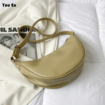 модерен дамски чанта от изкуствена кожа, нова луксозна чанта на едно рамо за почивка