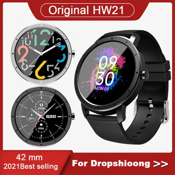 M & J HW21 Смарт часовници Мъжки Дамски Водоустойчив Монитор Сън Напомняне За Повикване на Фитнес наблюдение на сърдечната честота Smartwatch pk W46 IWO GT2