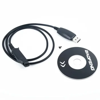 10R Радио PC Честотна линия Запис на USB Кабел За Програмиране Кабел CD За Baofeng Уоки Токи За BF-UV9R Plus/BF-A58/UV 5R/UV