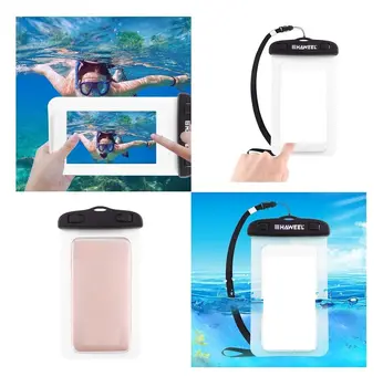 за Nokia 125 (2020 Г.) Универсален защитен плажен калъф 30-метрова водоустойчива чанта - прозрачен 5