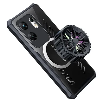 Калъф за телефон Gamer за Infinix Zero 30 4G, графеновая покритие за отвеждане на топлината, осем дупки, дишаща Прозрачен тънък корпус