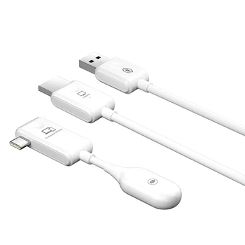 1 комплект Съвместим с USB-адаптер, ключ 1080P, Безжичен удължител Type-C, прожекционен кабел 1