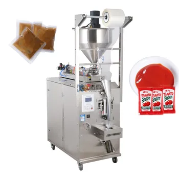 Нова автоматична опаковъчна машина за течни фъстъчено масло Настолна машина за пълнене и затваряне 2