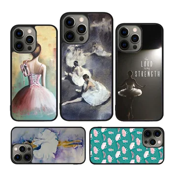 Калъф Ballerina Dance Ballet Момиче За iPhone 15 SE 2020 XR XS X Max 6S 7 8 Plus 12 13 Mini 11 12 13 14 Pro Max Калъф-Броня